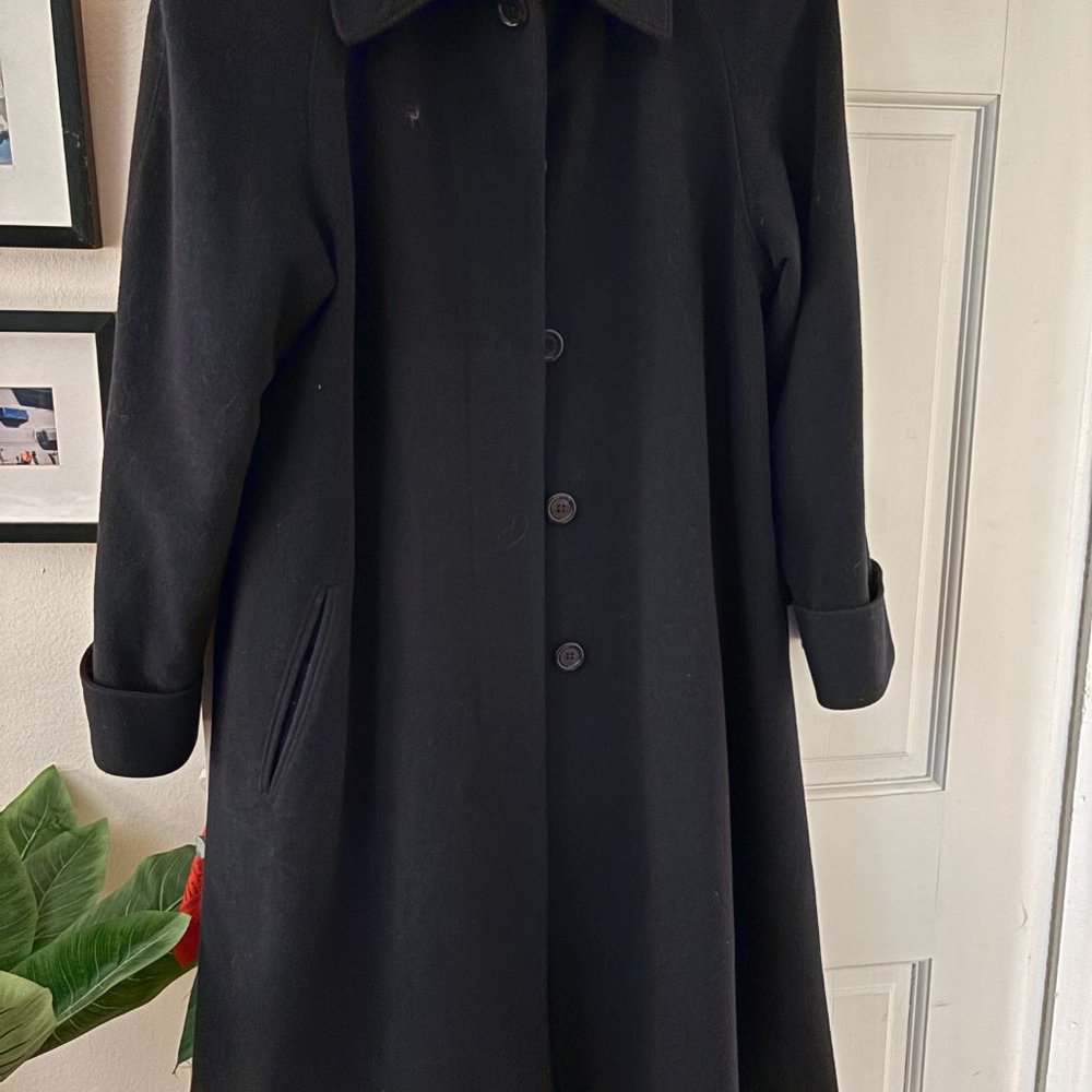 Albert Nippon, 1990s wool coat, size 6